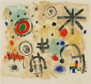 Joan Miró, Signes et meteores-1958