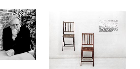 جوزف کاسوت – یک و سه صندلی - 1965 