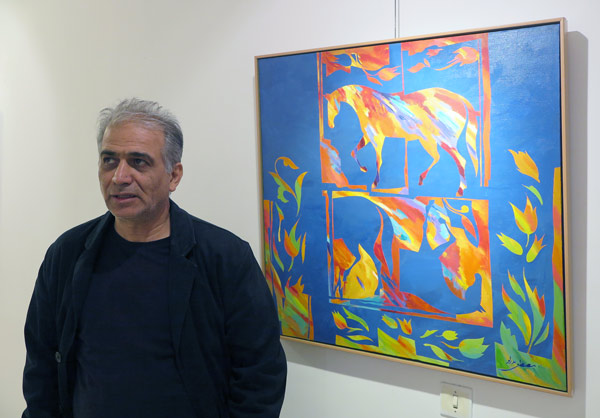 نقاشی ایرانی در آثار مصطفی ندرلو