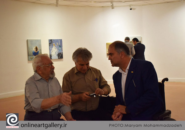 نمایشگاه بوی بادام در خانه هنرمندان ایران 