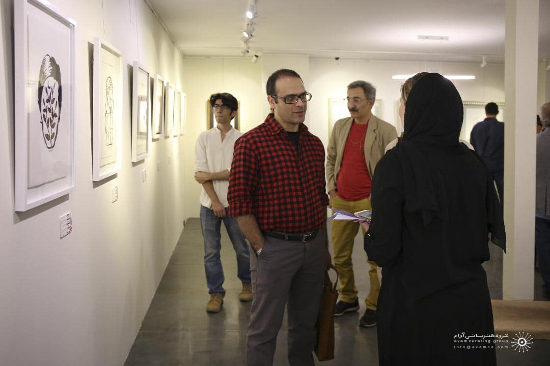 سالاد کامبیز درم‌بخش و سهیل حسینی گالری دیلمان