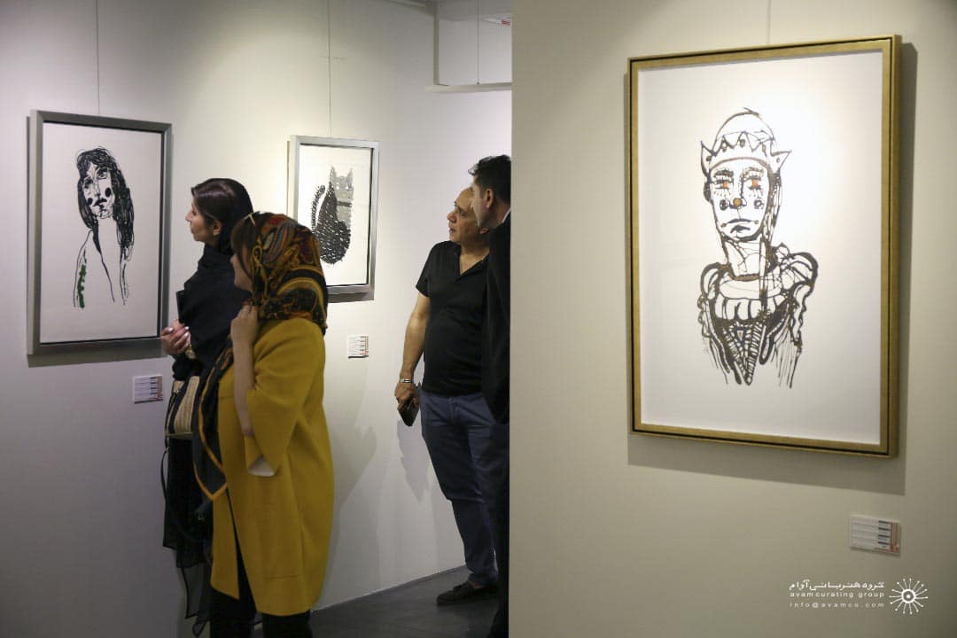 سالاد کامبیز درم‌بخش و سهیل حسینی گالری دیلمان