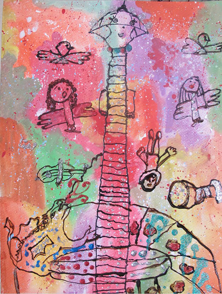 نمایشگاه نقاشی کودکان افسون لاشایی