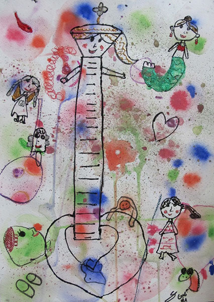 نمایشگاه نقاشی کودکان افسون لاشایی
