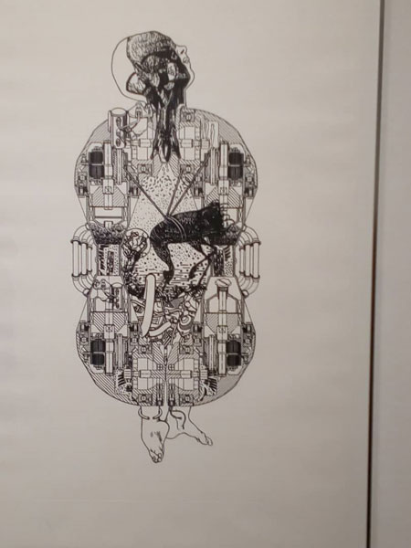 نمایشگاه امیرنصر کم گویان در گالری محسن