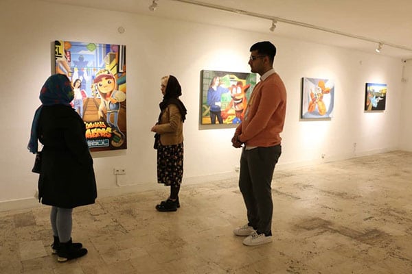 گزارش نمایشگاه امیر عباسی در گالری ژاله
