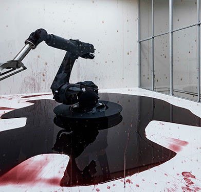 اثر هنری رباتیک نمیتوانم جلوی خود را بگیرم