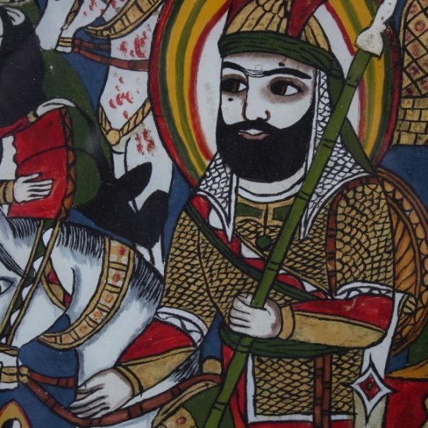 نقاشی پشت شیشه و عاشورا