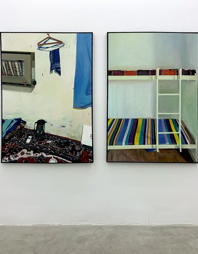 نقد نقاشی بهروز قدمی گالری اِو جاوید رمضانی