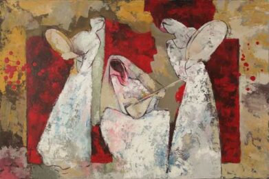 علی خسروی رویاهای قرنطینه در نگارخانه سهراب