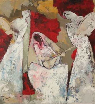 علی خسروی رویاهای قرنطینه در نگارخانه سهراب