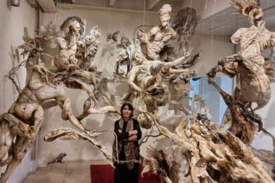 الهام فلاحی هنرمند بینارشته ای