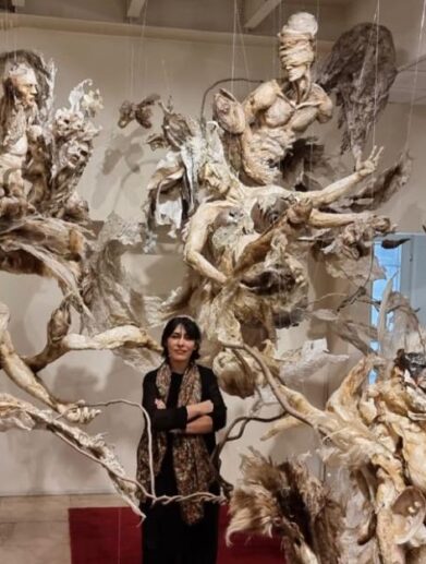 الهام فلاحی هنرمند بینارشته ای