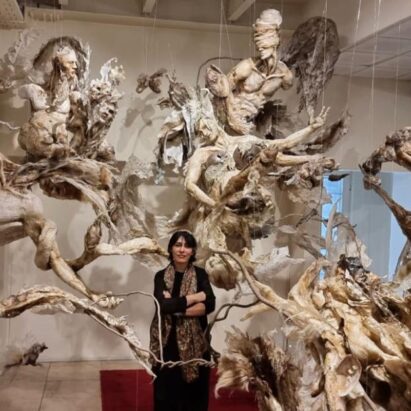 الهام فلاحی هنرمند بینارشته ای