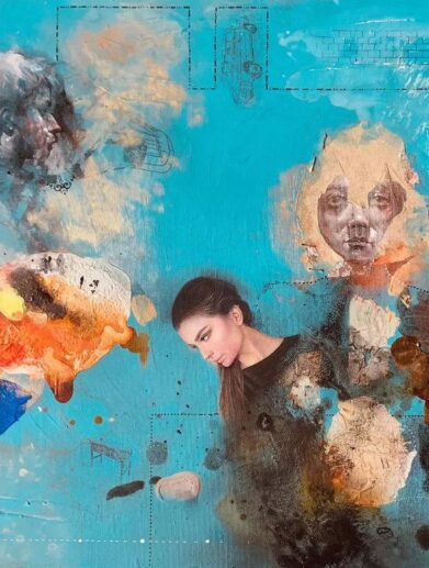 مجموعه گهواره مهرداد خطایی نقاش گالری ماه