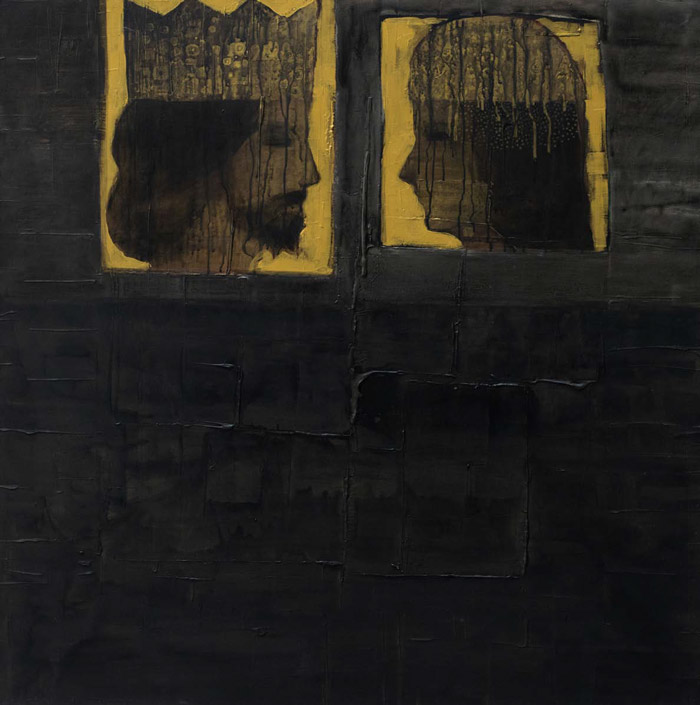 محمد نوریان نمایشگاه نقاشی غروب دلدادگان گالری نگر