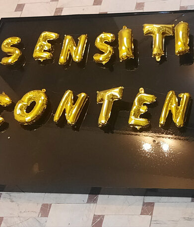 مونا رهنما هلالی چیدمان حاوی محتوای حساس