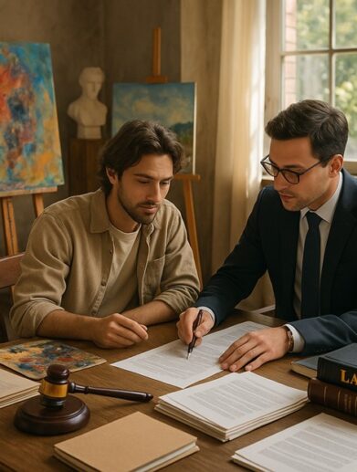 وکیل هنرمندان در زمینه هنر