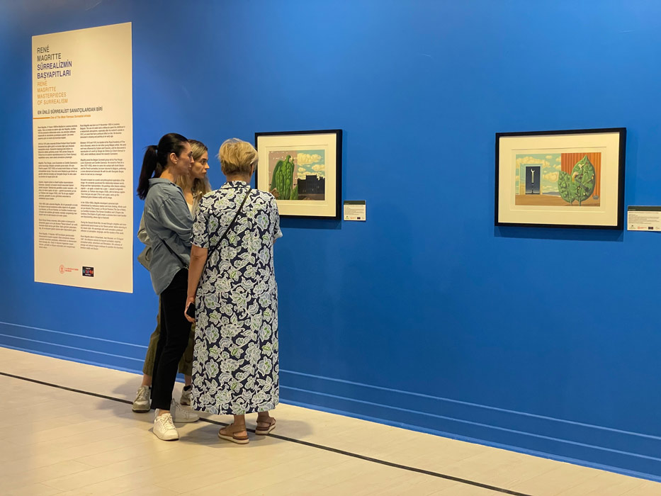 از رئالیسم جادویی تا سورئالیسم و رنه مگریت در مرکز فرهنگ و هنر آنتالیا