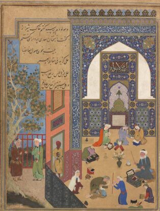 مینیاتور بهزاد مکتب هرات